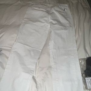 Boys White pants Polo by Ralph Lauren size 18